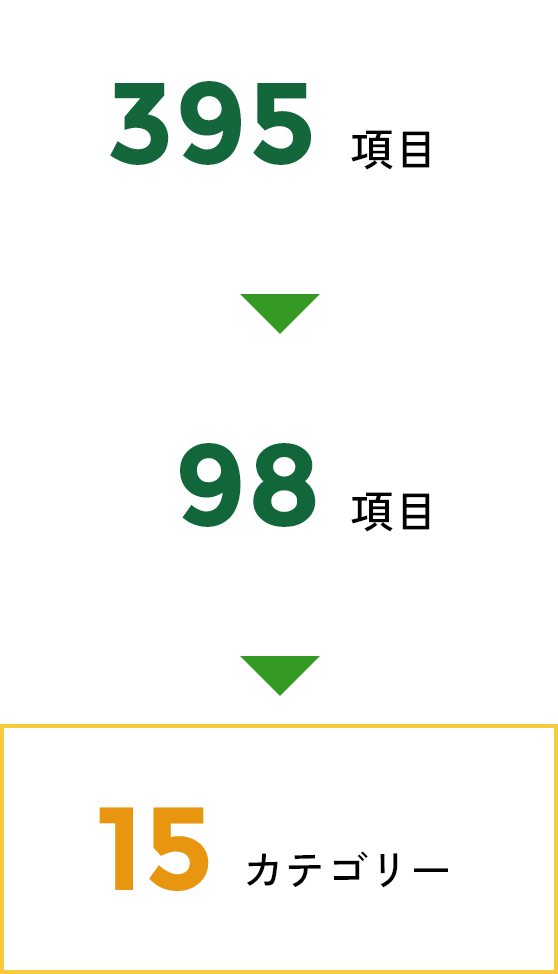 検討課題の評価・絞り込み